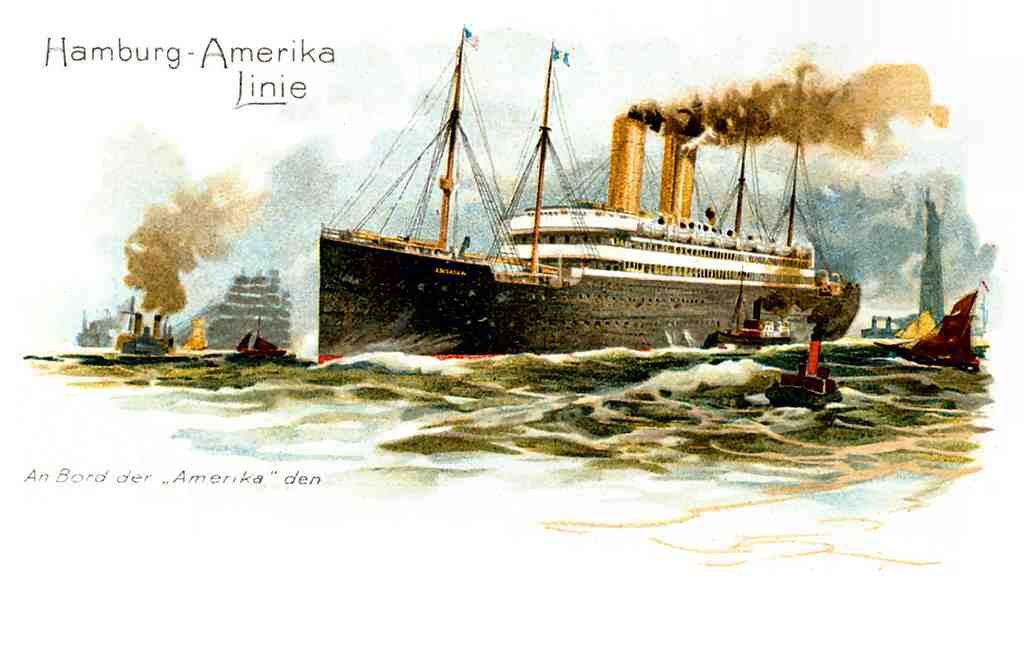  Ship 042 Vintage A4 Photo Print