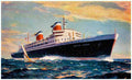  Ship 044 Vintage A4 Photo Print