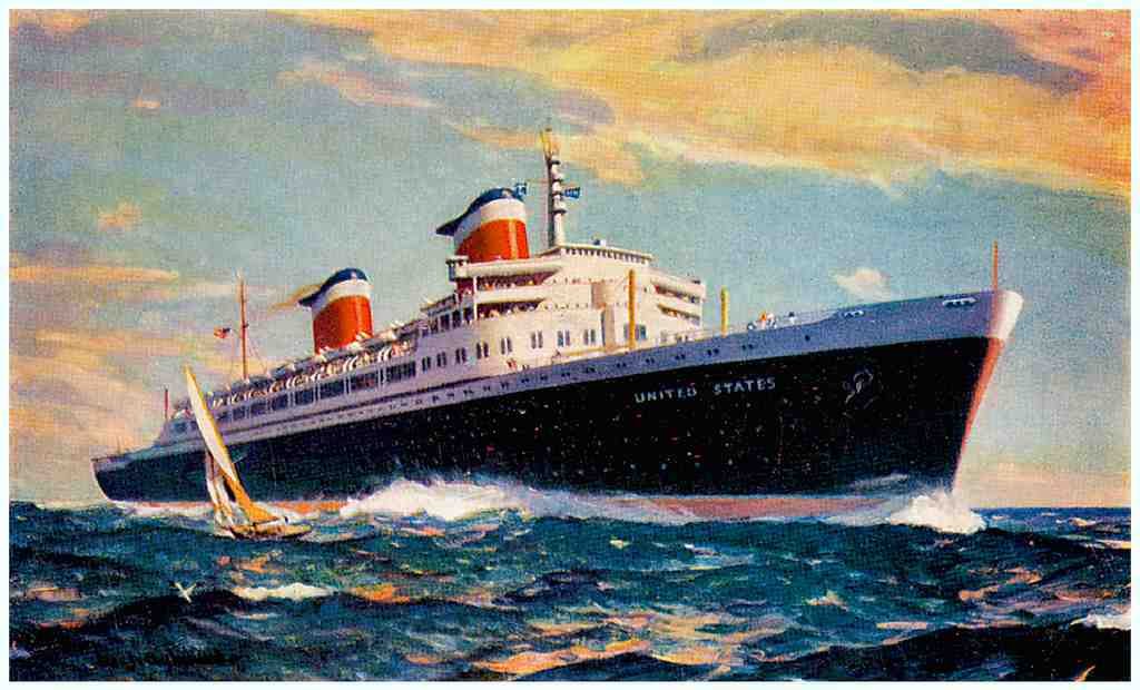  Ship 044 Vintage A4 Photo Print