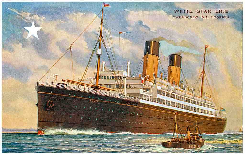 Ship 045 Vintage A4 Photo Print