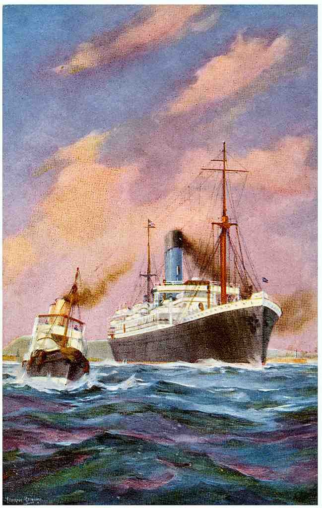 Ship 053 Vintage A4 Photo Print