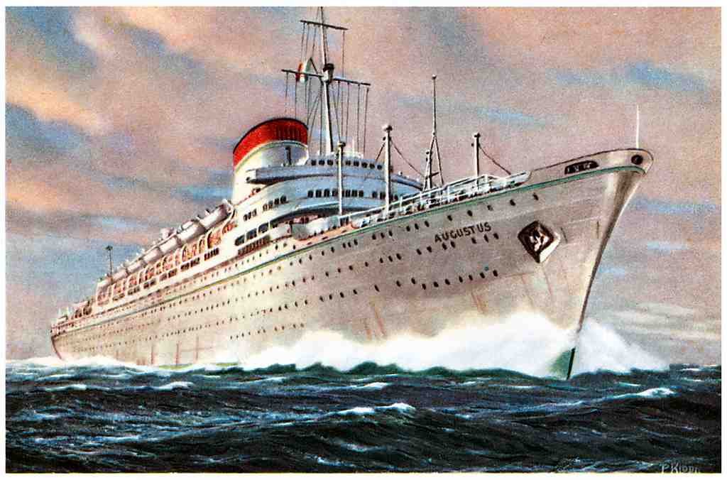 Ship 060 Vintage A4 Photo Print