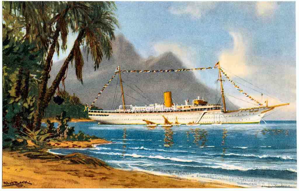  Ship 062 Vintage A4 Photo Print