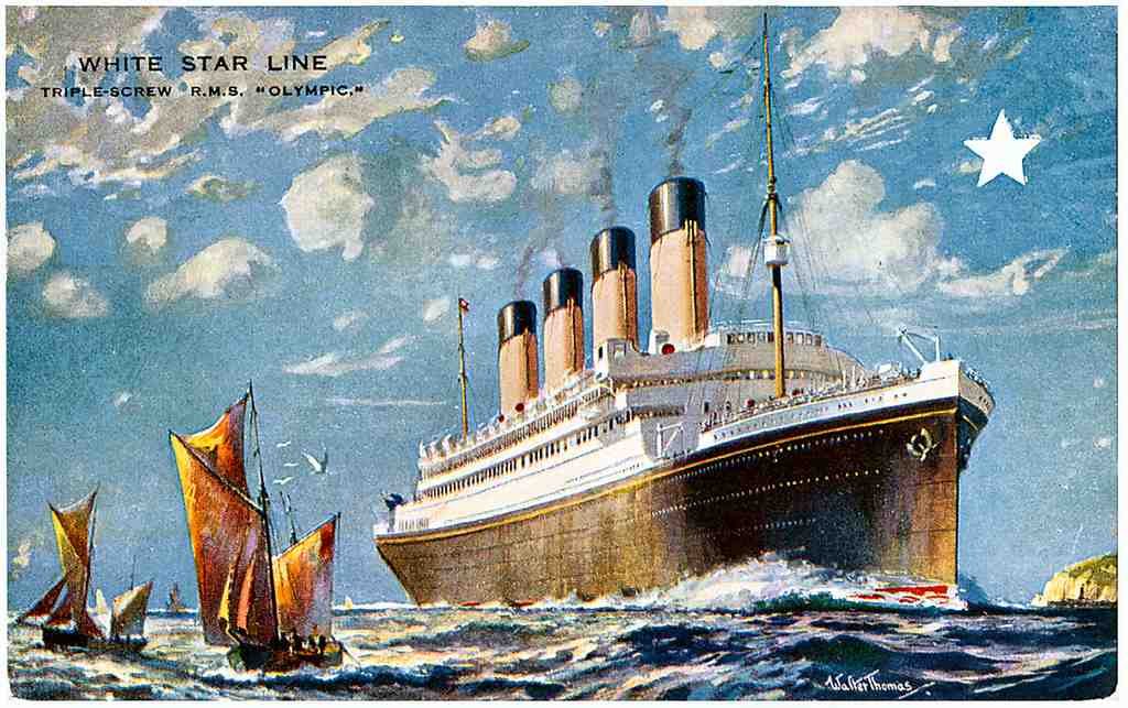  Ship 064 Vintage A4 Photo Print
