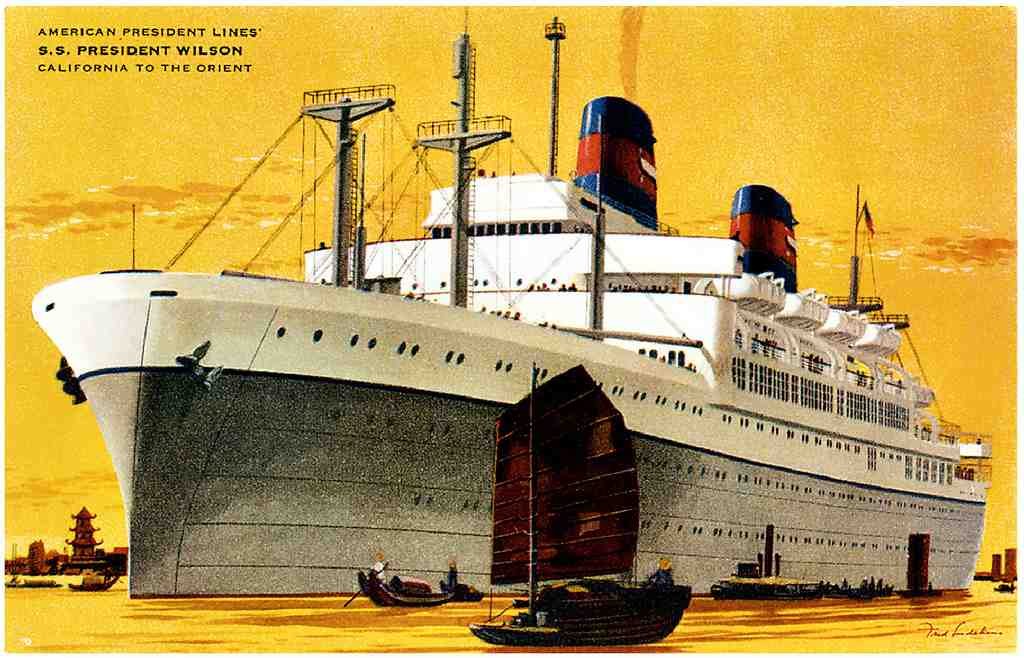  Ship 072 Vintage A4 Photo Print
