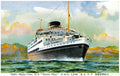  Ship 083 Vintage A4 Photo Print