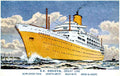  Ship 084 Vintage A4 Photo Print