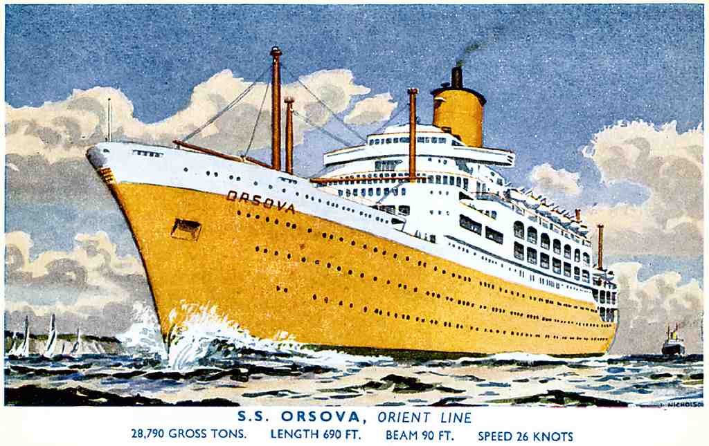  Ship 084 Vintage A4 Photo Print