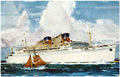  Ship 090 Vintage A4 Photo Print