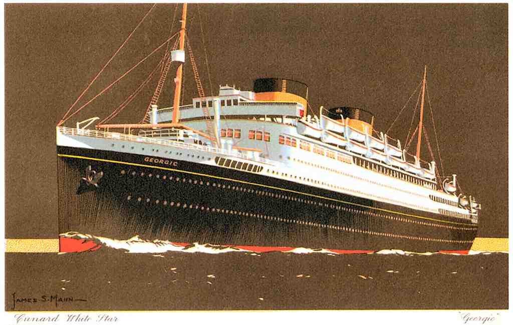  Ship 097 Vintage A4 Photo Print