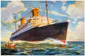  Ship 099 Vintage A4 Photo Print