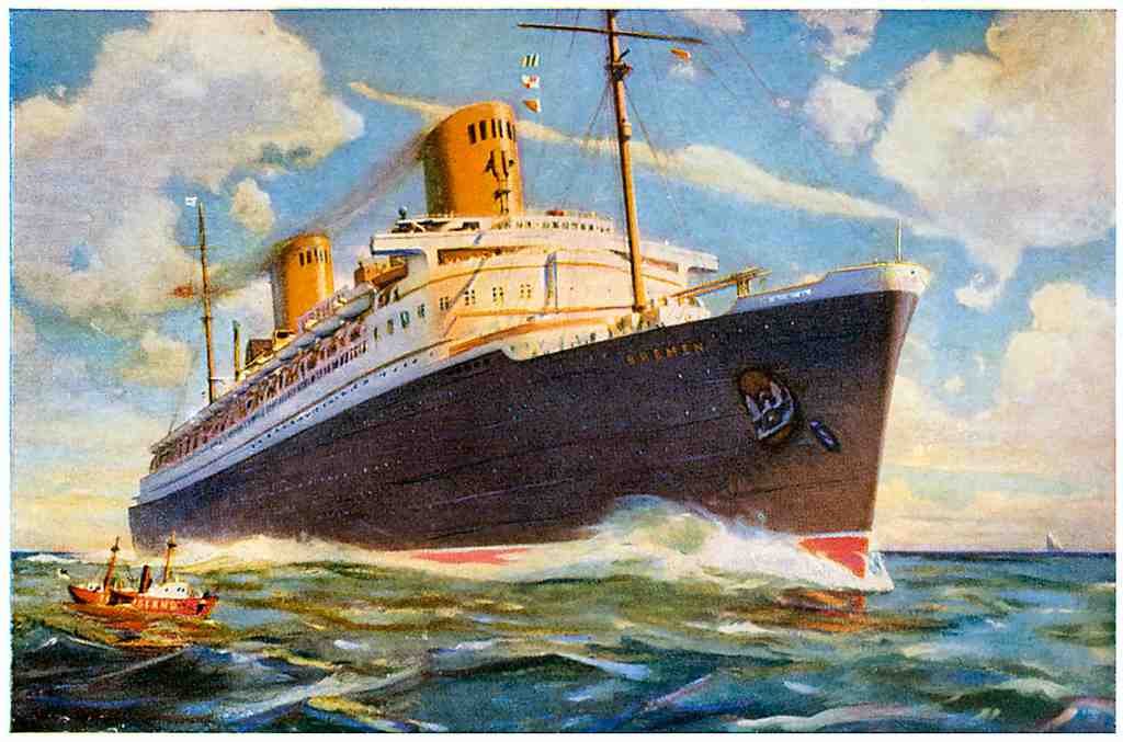  Ship 099 Vintage A4 Photo Print