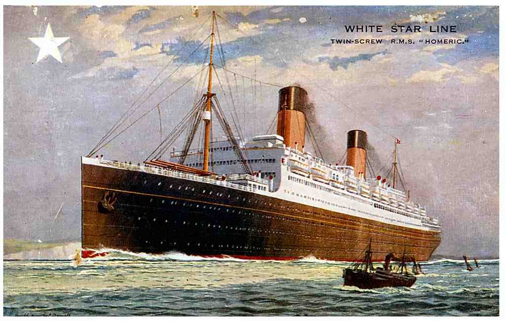  Ship 100 Vintage A4 Photo Print