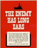 Ship Ears Warning Vintage Retro Advert Poster A4 Photo Print