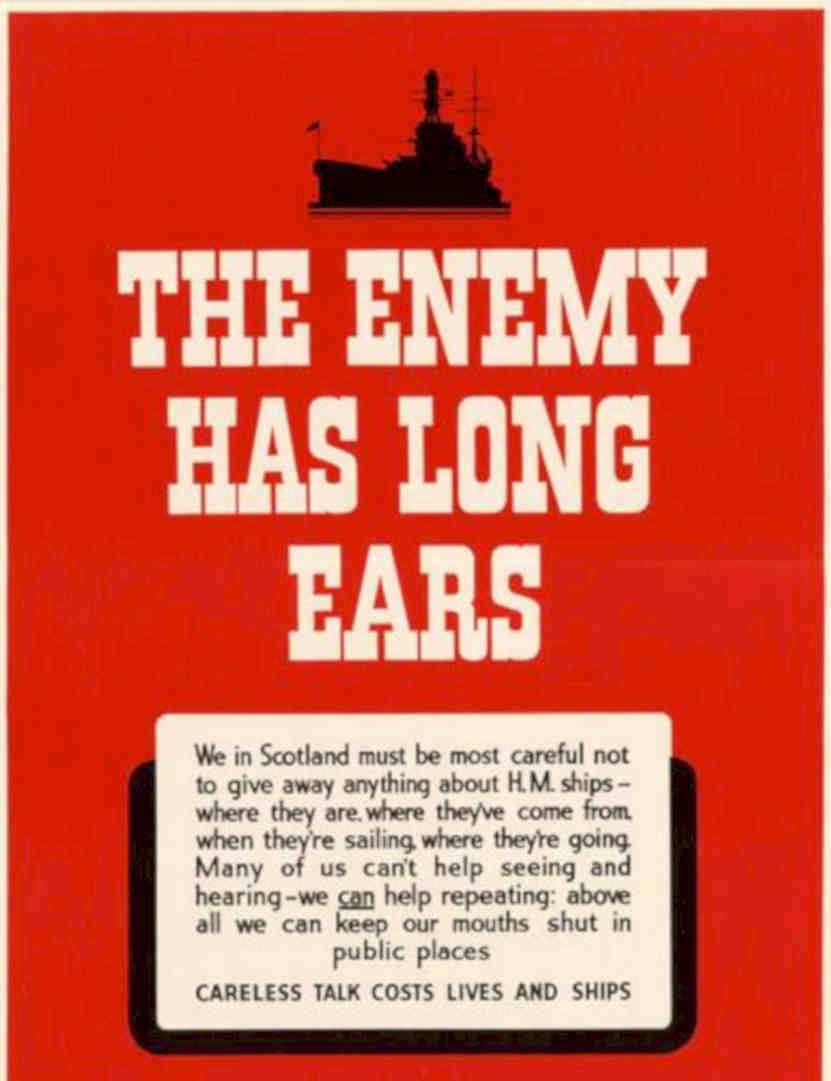 Ship Ears Warning Vintage Retro Advert Poster A4 Photo Print