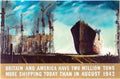Shipbuilding Effort Britain Vintage Retro Advert Poster A4 Photo Print