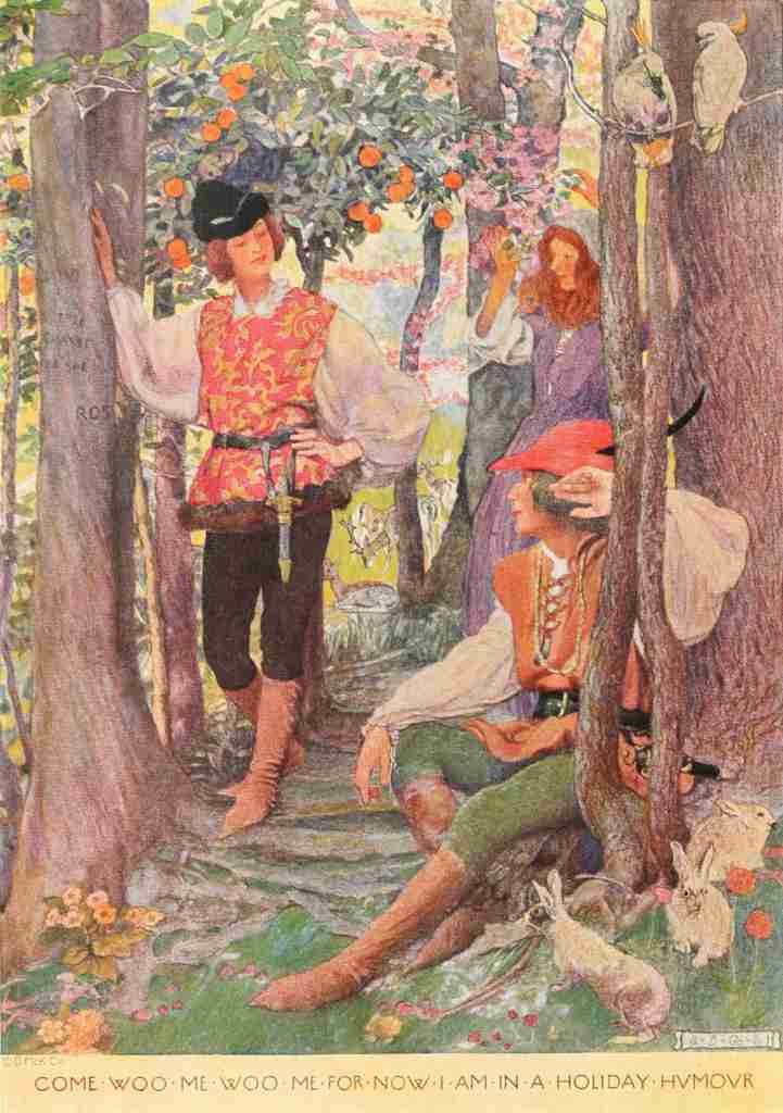 Shippen Green Elizabeth Shakespeare 1922 Come woo me A4 Photo Print