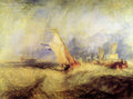 Ships At Sea Joseph Mallord Turner A4 Photo Print