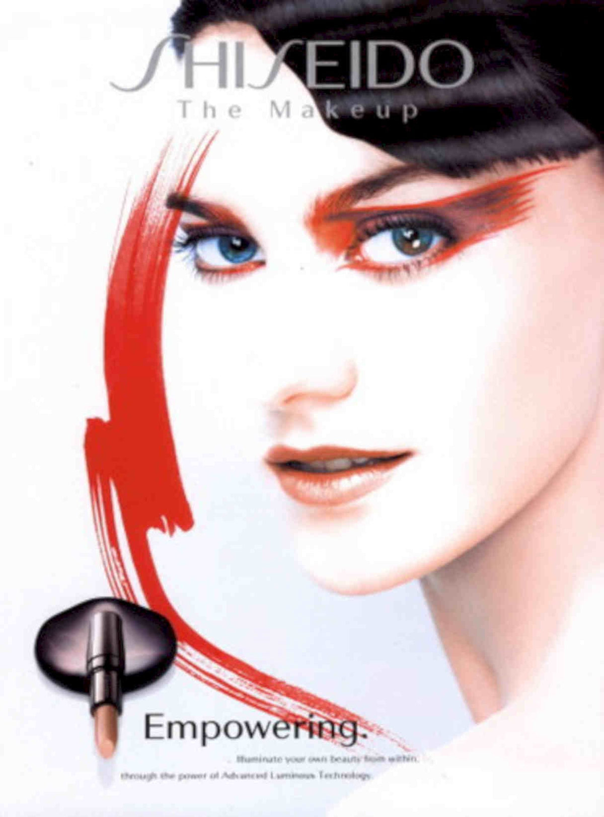 Shiseido Makeup Lipstick Vintage Retro Advert Poster A4 Photo Print