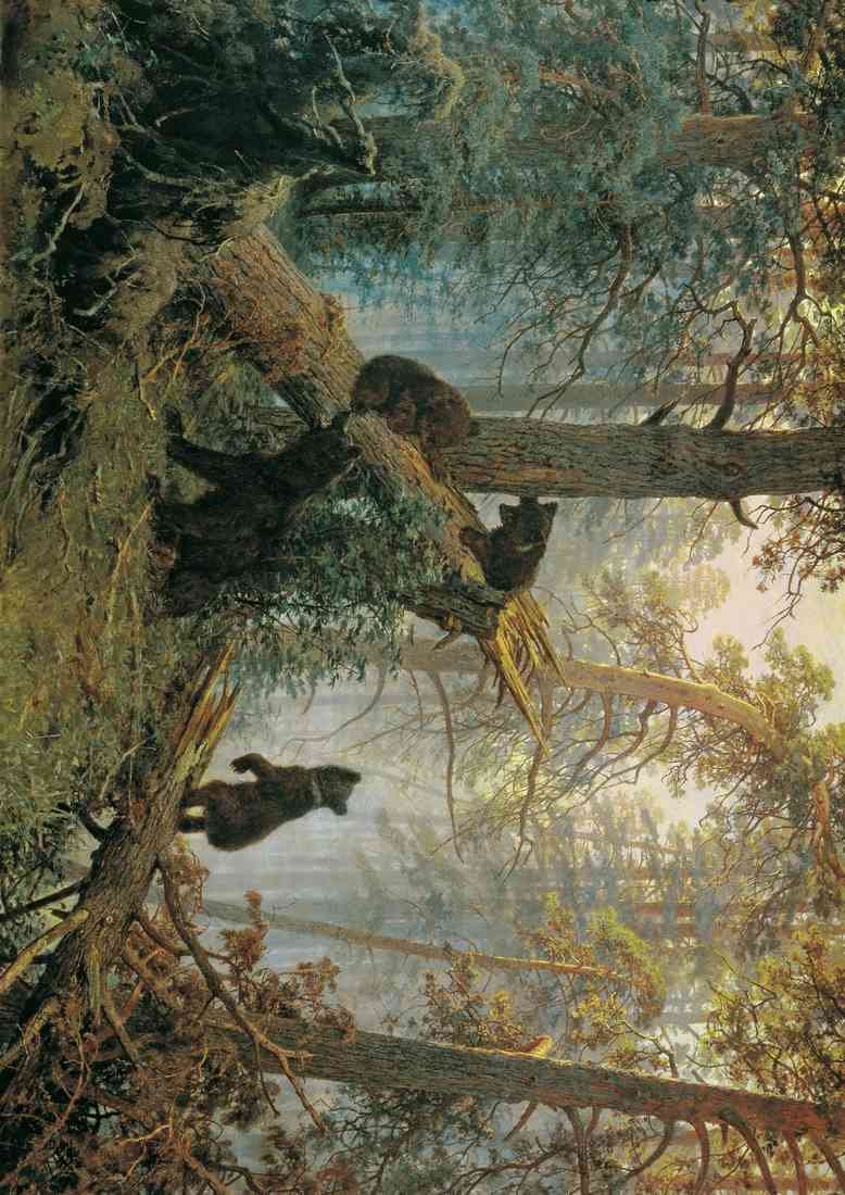 Shishkin Ivan Morning In The Pine Tree Forest A4 Photo Print