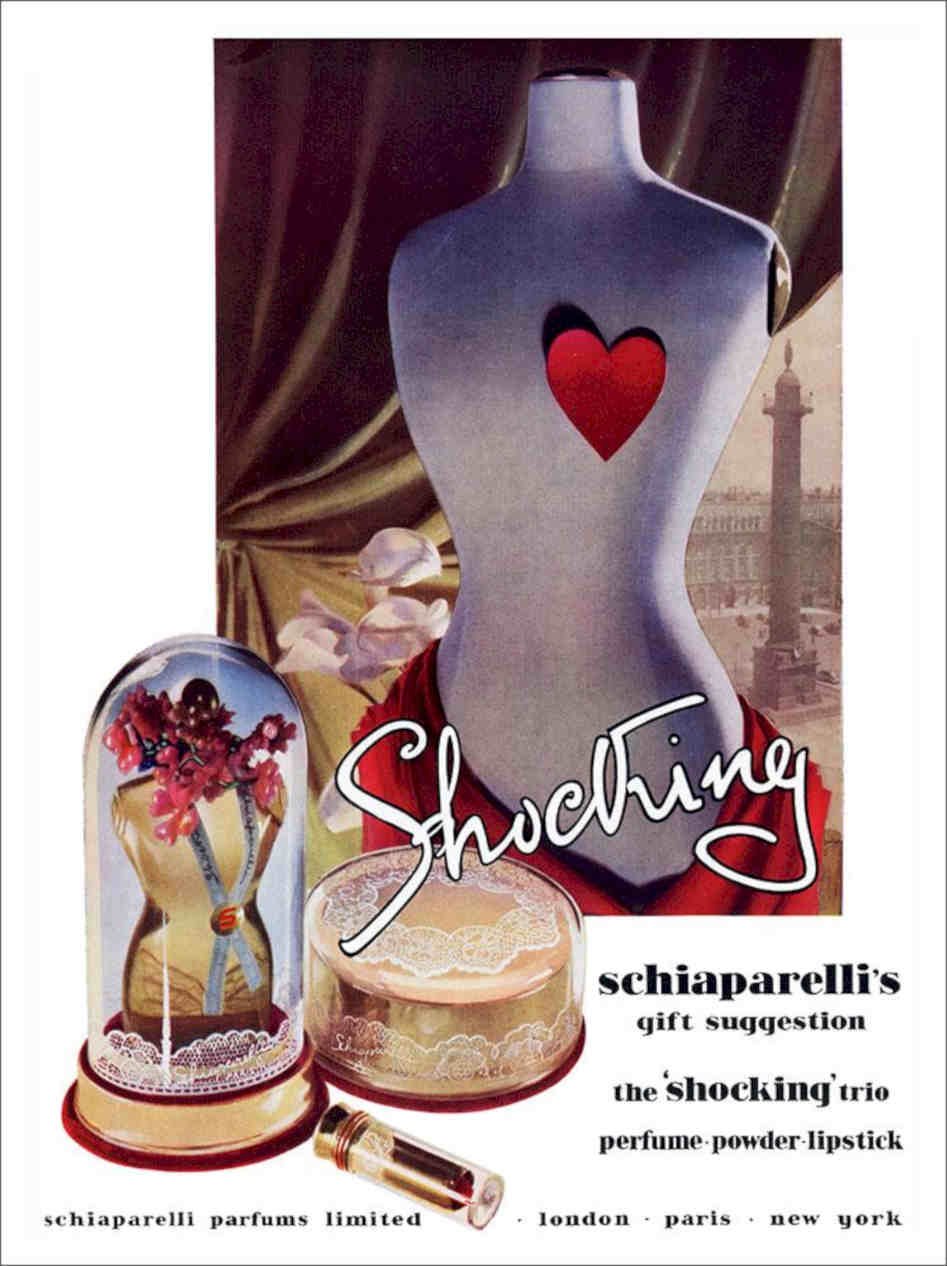 Shocking Schiparelli Cosmetics Advert 1930s Vintage Retro Advert Poster A4 Phot