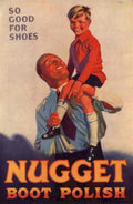 Shoes Nugget Boot 1930s Vintage Retro Advert Poster