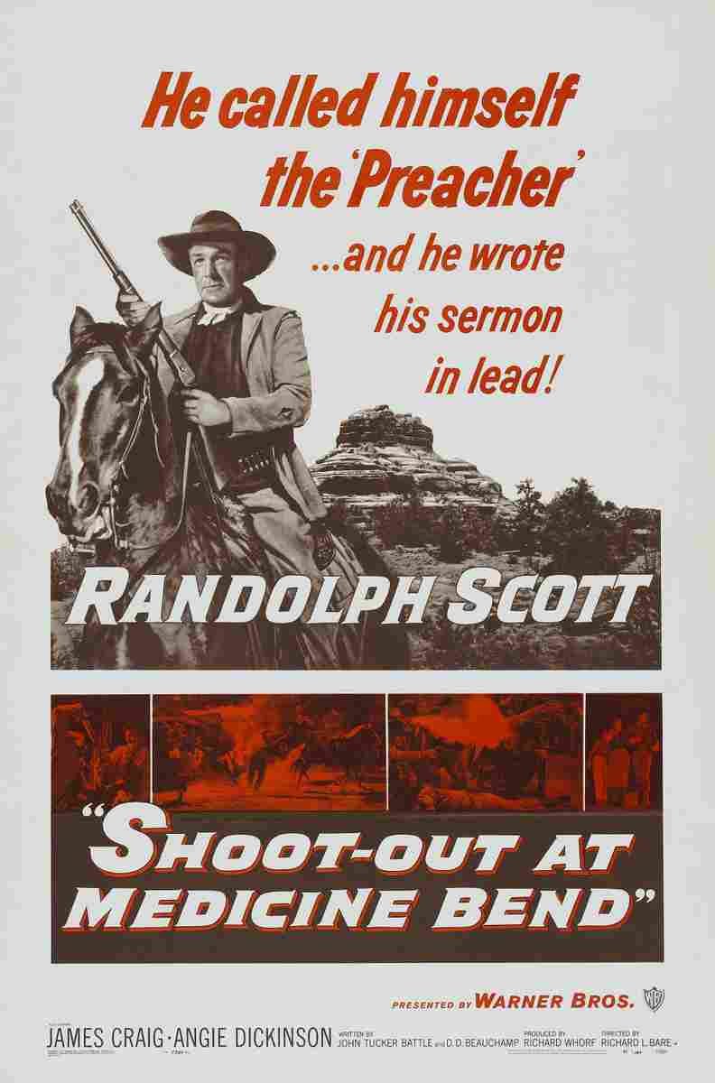 Shoot Out at Medicine Bend 01  film star poster A4 Photo Print