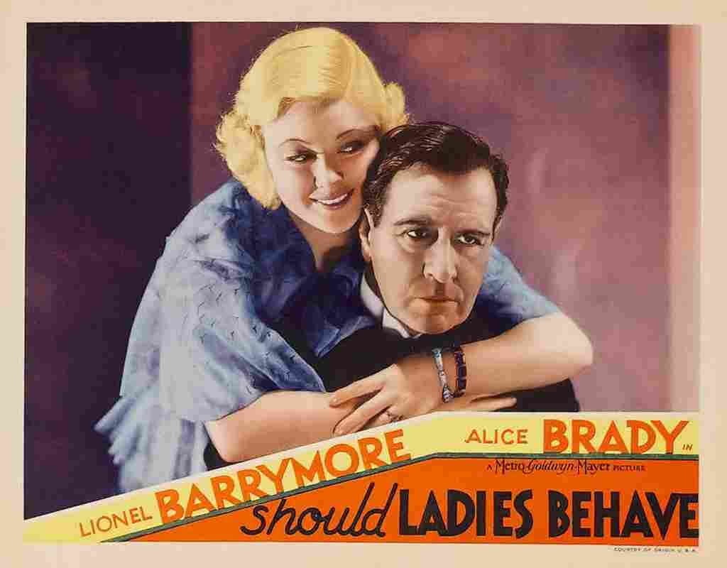 Should Ladies Behave 03  film star poster A4 Photo Print