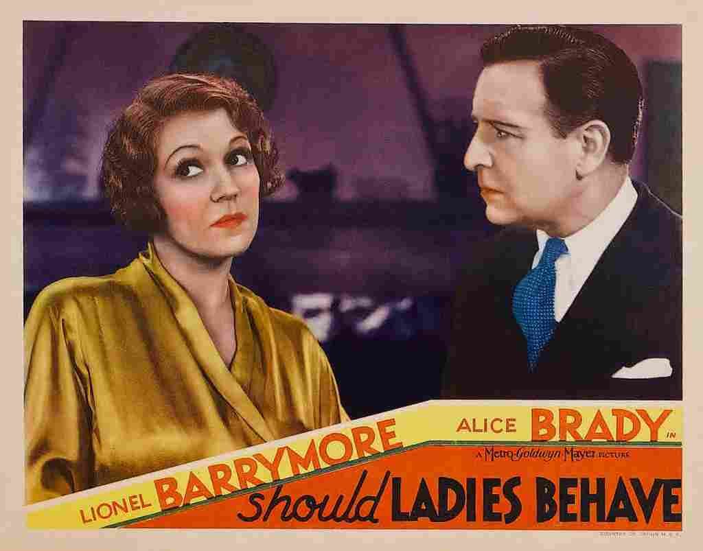 Should Ladies Behave 04  film star poster A4 Photo Print