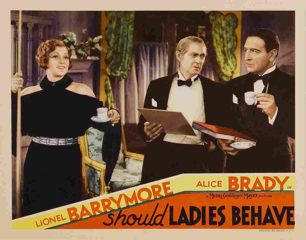 Should Ladies Behave 08  film star poster A4 Photo Print