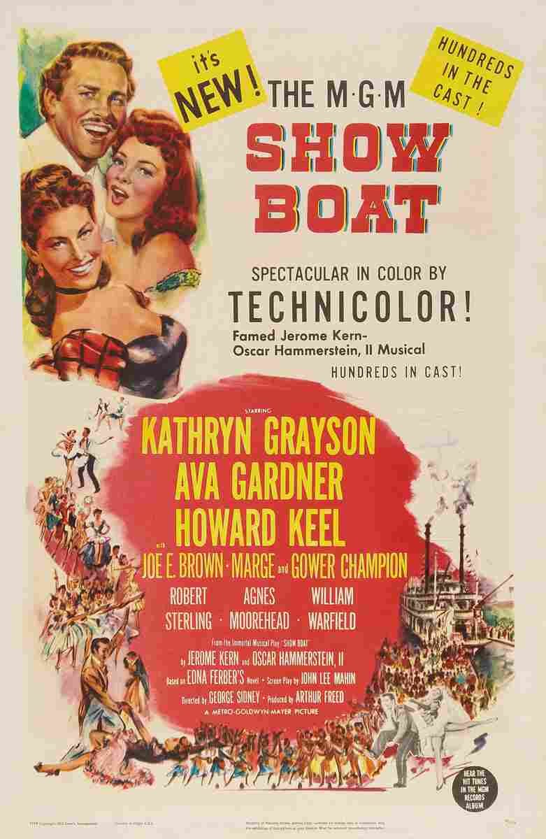 Show Boat 1951 01  film star poster A4 Photo Print