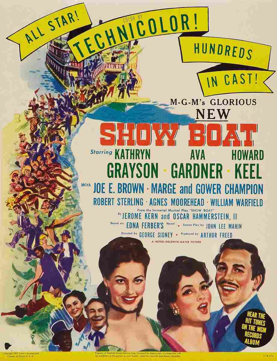 Show Boat 1951 05  film star poster A4 Photo Print