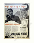 Shredded Wheat Values Vintage Retro Advert Poster A4 Photo Print