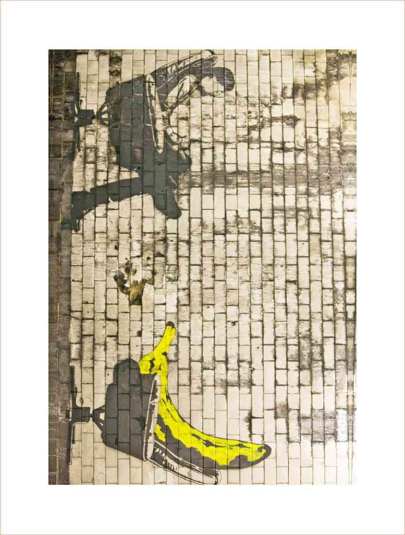 Shrink Analysis Banana plus white 1520 light A4 Photo Print