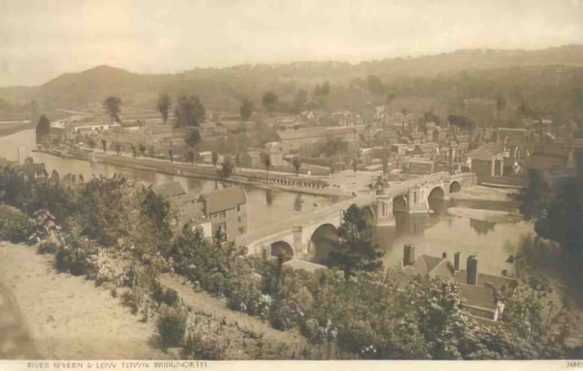 Shropshire Bridgenorth River Severn Vintage A4 Photo Print
