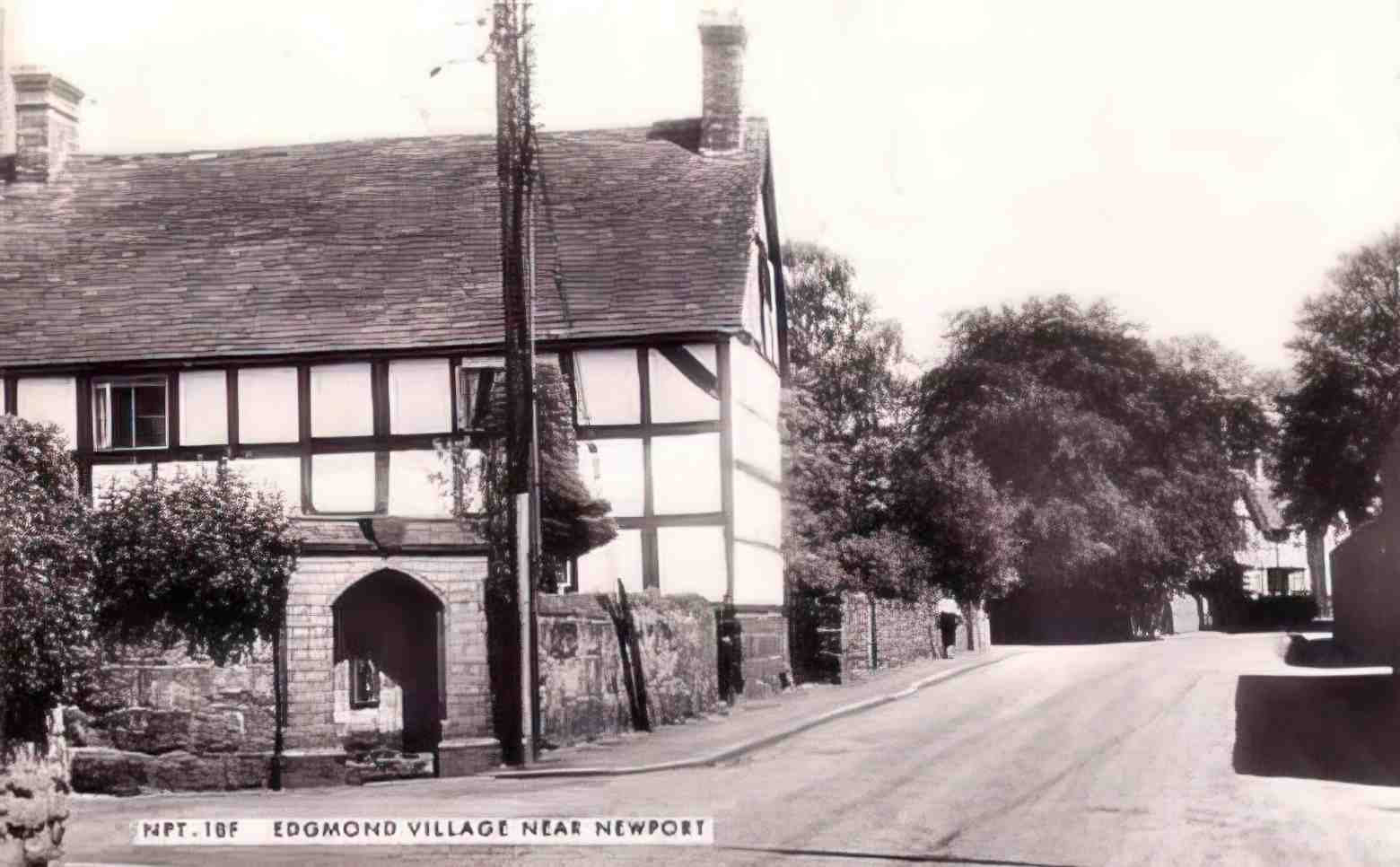 Shropshire Egmond Village 1960s Vintage A4 Photo Print