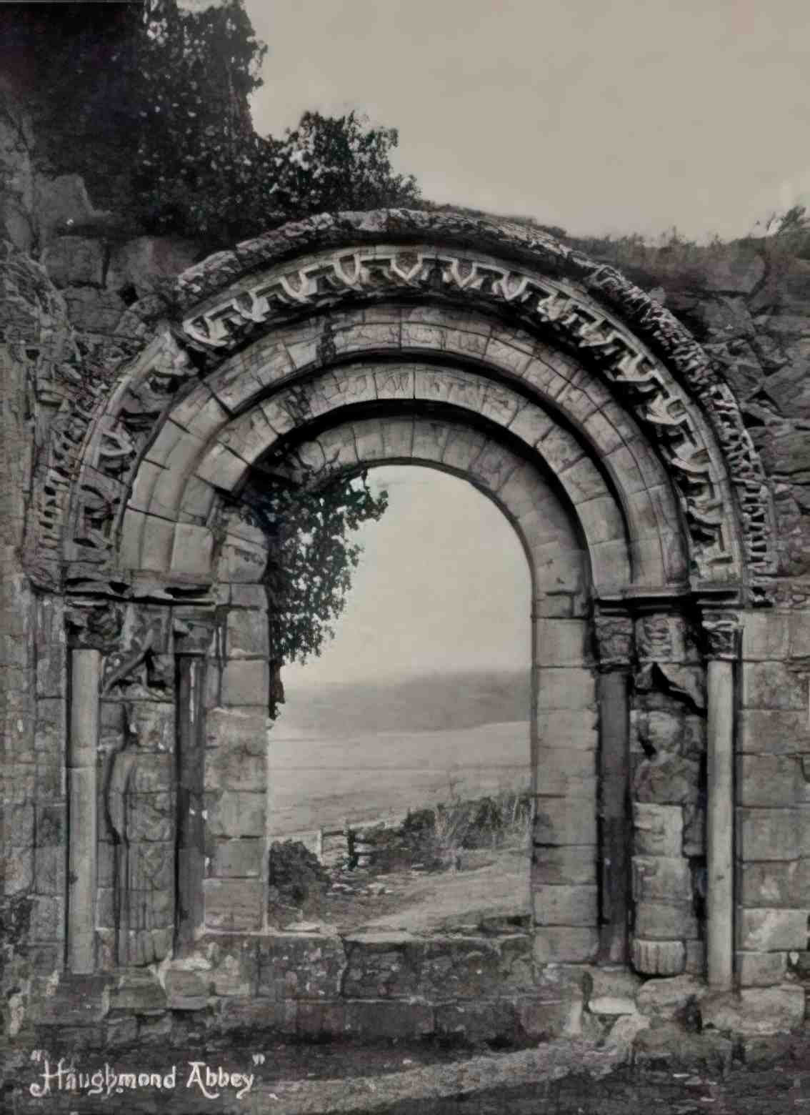 Shropshire Haughmond Abbey Remains on Haughmond Hill Vintage A4 Photo Print
