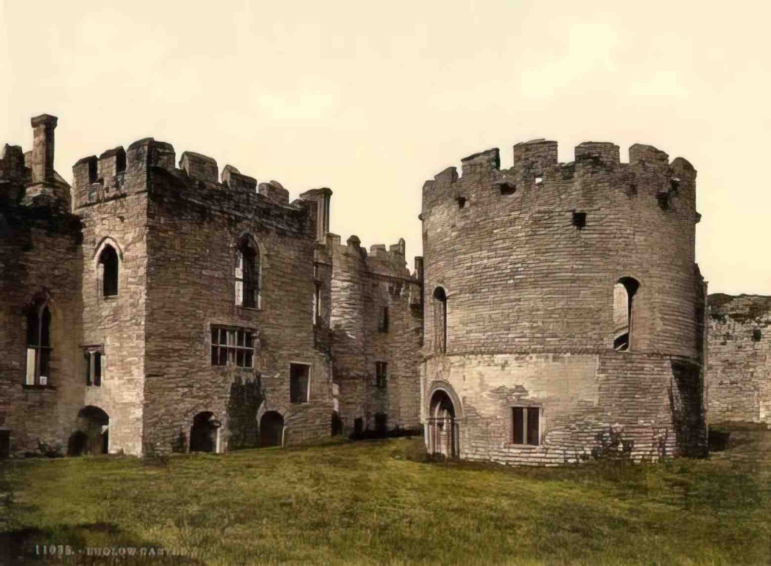 Shropshire Ludlow Castle Vintage A4 Photo Print