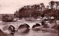Shropshire Ludlow Dinham Bridge and Castle Hill Vintage A4 Photo Print
