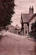 Shropshire Oswestry Upper Brook Street Vintage A4 Photo Print