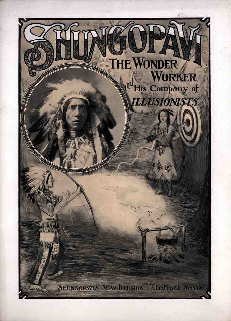 Shungopavi Magic Magician Vintage A4 Photo Print