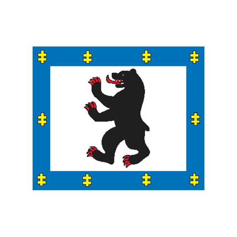 Siauliai Dist Flag N6165 A4 Photo Print