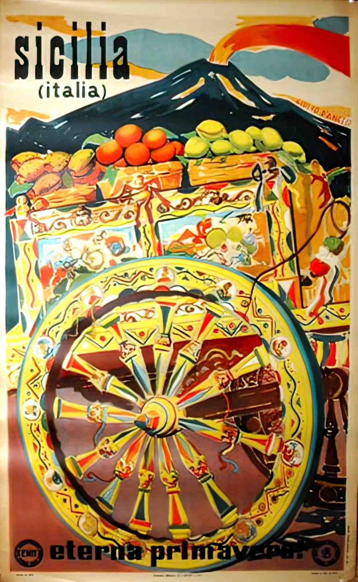 Sicilia Advert A4 Photo Print