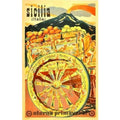 Sicily Tourism Rk 377 530x@ Vintage Retro Advert Poster A4 Photo Print