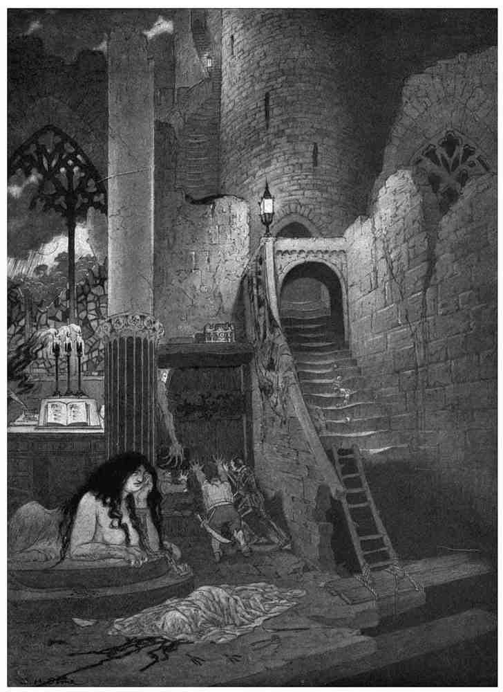 Sidney H Sime Page 17 Fairy Art Vintage Illustration A4 Photo Print