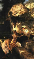 Siemiradzki Henryk Roman Idyll A4 Photo Print