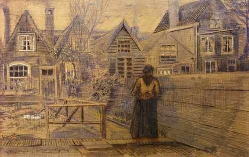 Siens Mothers House Seen From The Backyard 1882 A4 Photo Print