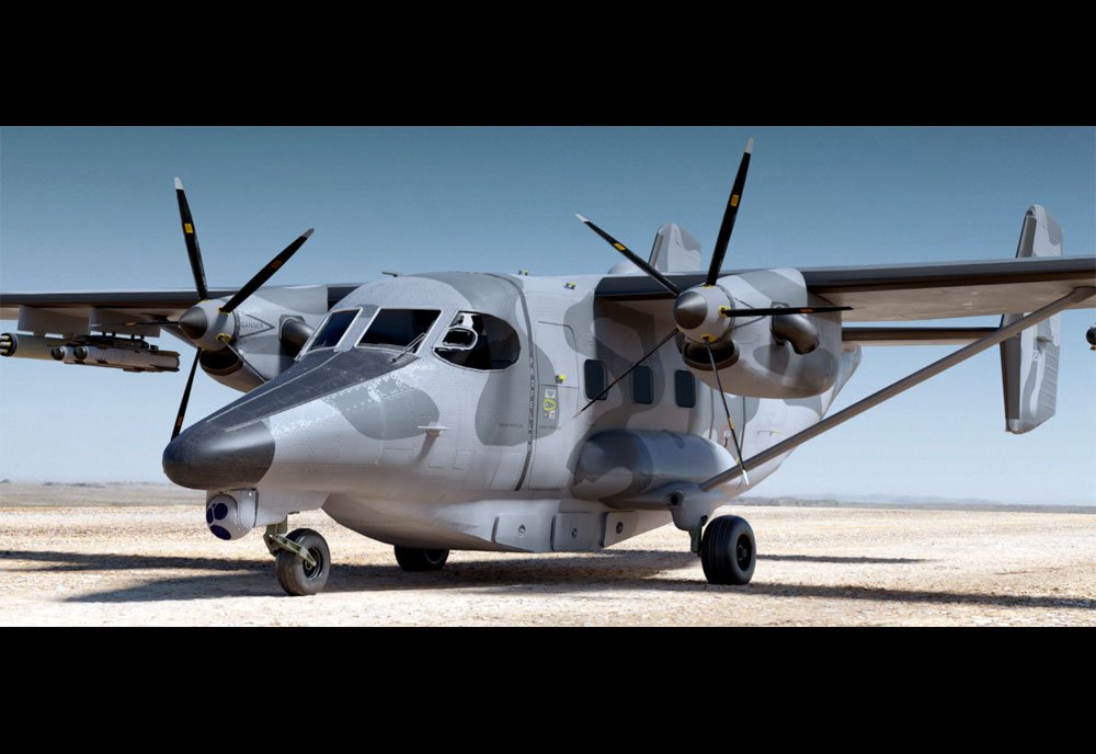 Sierra Nevada Corporation C145b Coyote Armed Overwatch Aircraft A4 Photo Print