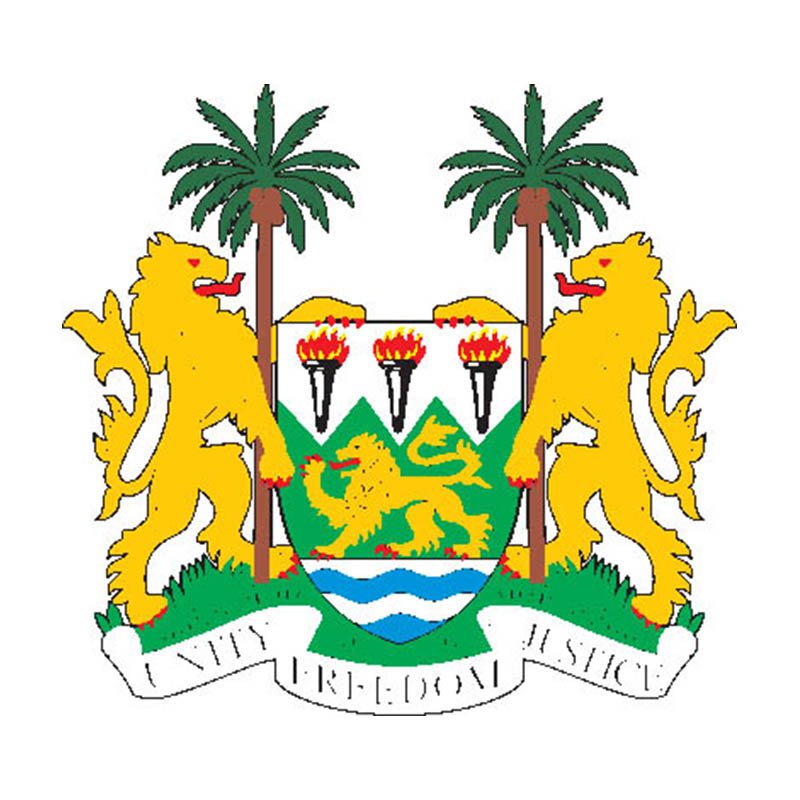 Sierraleone Coat Of Arms N6416 A4 Photo Print