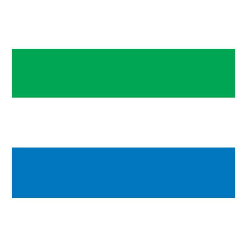 Sierraleone Flag N1789 A4 Photo Print